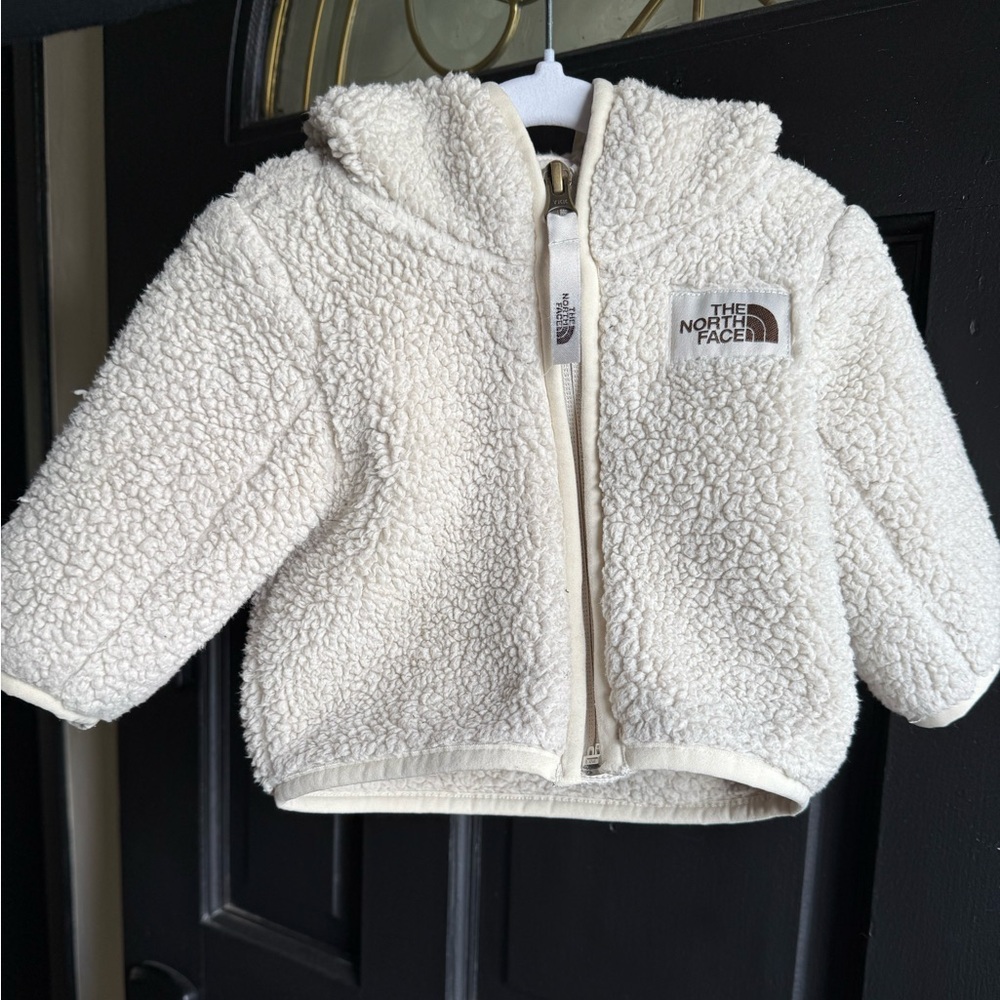 The North Face White Sherpa Jacket